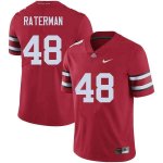 Men's Ohio State Buckeyes #48 Clay Raterman Red Nike NCAA College Football Jersey Sport DEO8344NR